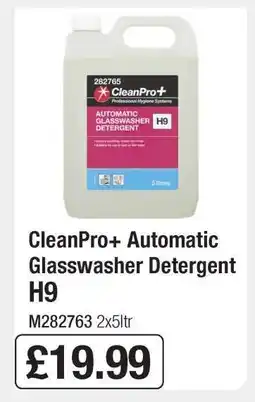 Makro CleanPro+ Automatic Glasswasher Detergent H9 offer