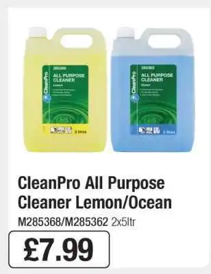 Makro CleanPro All Purpose Cleaner Lemon/Ocean offer