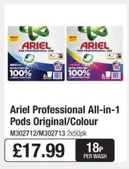 Makro Ariel Professional All-in-1 Pods Original/Colour offer
