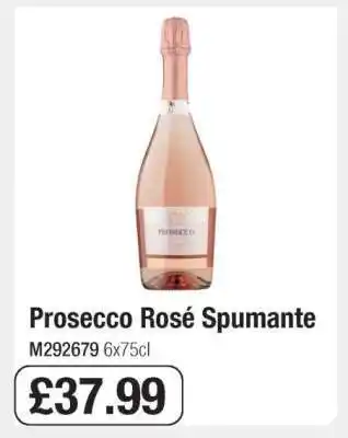 Makro Prosecco Rosé Spumante offer
