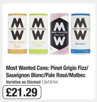 Makro Most Wanted Cans offer