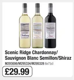 Makro Scenic Ridge Chardonnay/Sauvignon Blanc Semillon/Shiraz offer