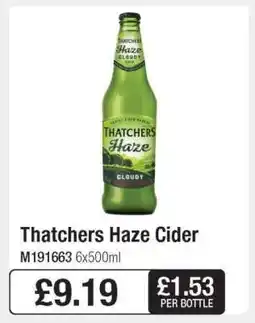 Makro Thatchers Haze Cider offer