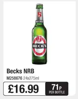 Makro Becks NRB offer