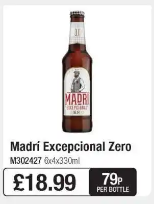 Makro Madrí Excepcional Zero offer