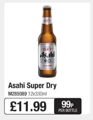 Makro Asahi Super Dry offer