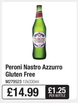 Makro Peroni Nastro Azzurro Gluten Free offer