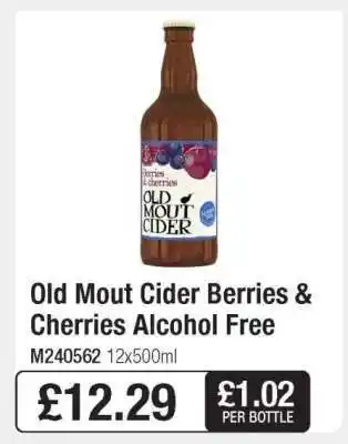 Makro Old Mout Cider Berries & Cherries Alcohol Free offer