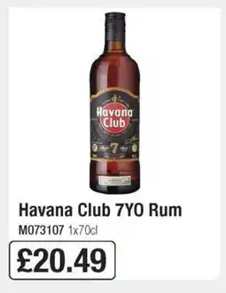 Makro Havana Club 7YO Rum offer