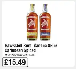 Makro Hawksbill Rum: Banana Skin/Caribbean Spiced offer