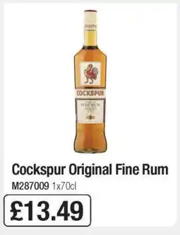 Makro Cockspur Original Fine Rum offer