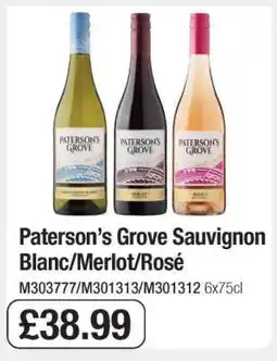 Makro Paterson’s Grove Sauvignon Blanc/Merlot/Rosé offer
