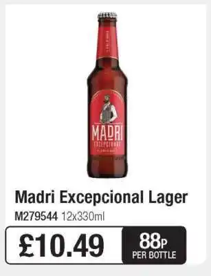 Makro Madri Excepcional Lager offer