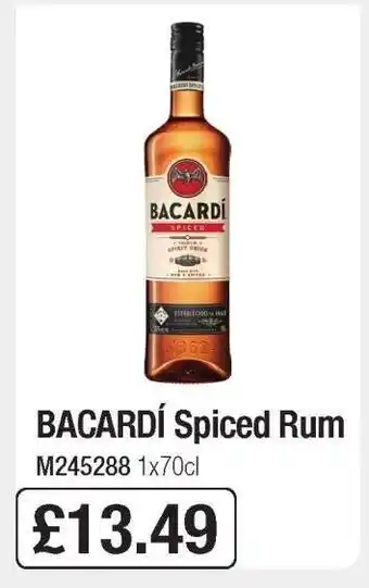 Makro BACARDÍ Spiced Rum offer