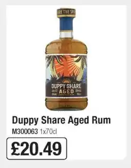 Makro Duppy Share Aged Rum offer