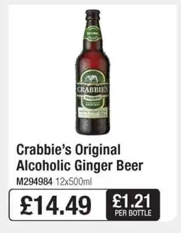 Makro Crabbie's Original Alcoholic Ginger Beer offer