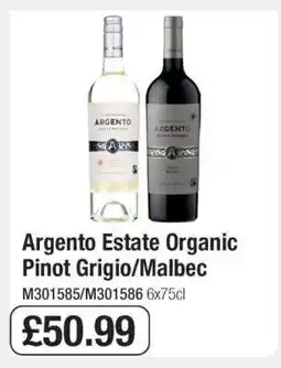 Makro Argento Estate Organic Pinot Grigio/Malbec offer