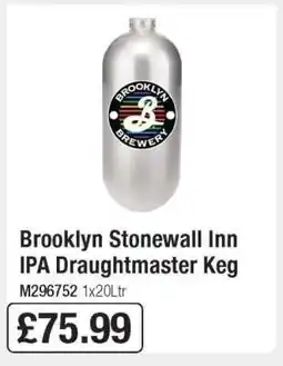 Makro Brooklyn Stonewall Inn IPA Draughtmaster Keg offer