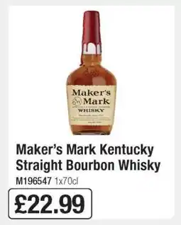 Makro Maker’s Mark Kentucky Straight Bourbon Whisky offer