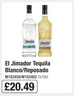 Makro El Jimador Tequila Blanco/Reposado offer