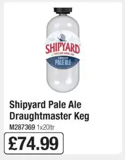 Makro Shipyard Pale Ale Draughtmaster Keg offer