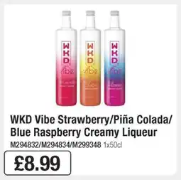 Makro WKD Vibe Strawberry/Piña Colada/Blue Raspberry Creamy Liqueur offer