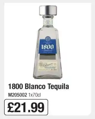 Makro 1800 Blanco Tequila offer