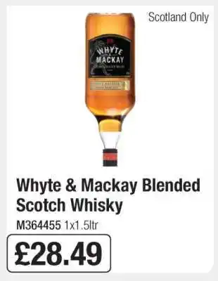Makro Whyte & Mackay Blended Scotch Whisky offer