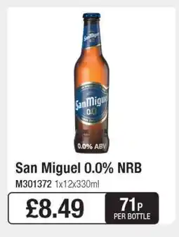 Makro San Miguel 0.0% NRB offer