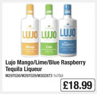 Makro Lujo Mango/Lime/Blue Raspberry Tequila Liqueur offer