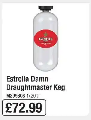 Makro Estrella Damn Draughtmaster Keg offer
