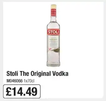 Makro Stoli The Original Vodka offer