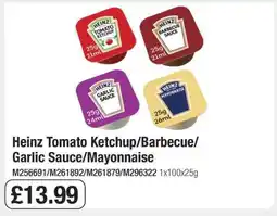 Makro Heinz Tomato Ketchup/Barbecue/Garlic Sauce/Mayonnaise offer