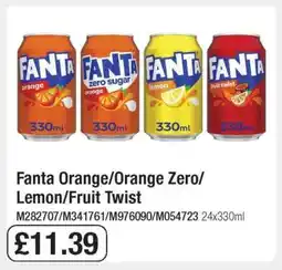Makro Fanta Orange/Orange Zero/Lemon/Fruit Twist offer