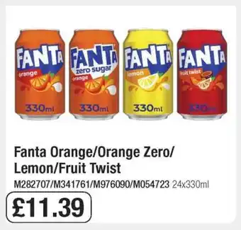 Makro Fanta Orange/Orange Zero/Lemon/Fruit Twist offer