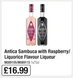 Makro Antica Sambuca with Raspberry/Liquorice Flavour Liqueur offer