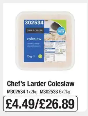 Makro Chef’s Larder Coleslaw offer