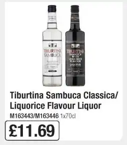 Makro Tiburtina Sambuca Classica/Liquorice Flavour Liquor offer