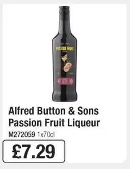 Makro Alfred Button & Sons Passion Fruit Liqueur offer