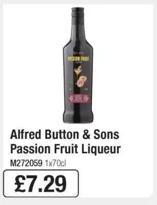 Makro Alfred Button & Sons Passion Fruit Liqueur offer