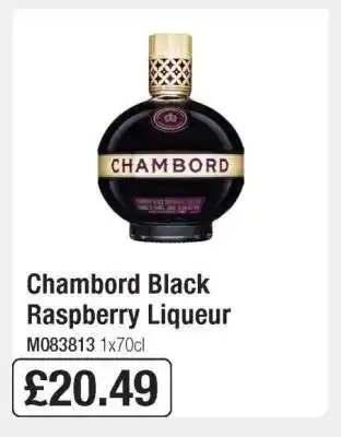 Makro Chambord Black Raspberry Liqueur offer