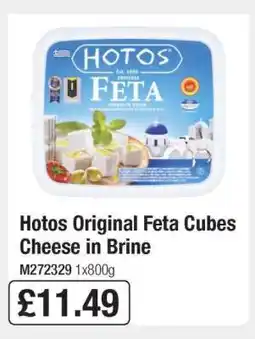 Makro Hotos Original Feta Cubes Cheese in Brine offer