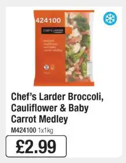 Makro Chef’s Larder Broccoli, Cauliflower & Baby Carrot Medley offer