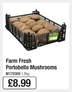 Makro Farm Fresh Portobello Mushrooms offer