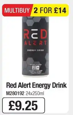 Makro Red Alert Energy Drink offer