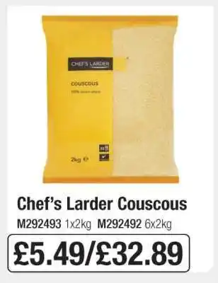 Makro Chef’s Larder Couscous offer