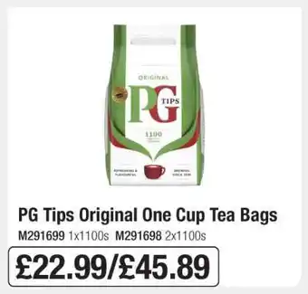 Makro PG Tips Original One Cup Tea Bags offer