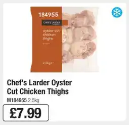 Makro Chef’s Larder Oyster Cut Chicken Thighs offer