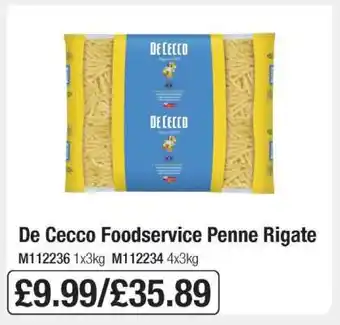 Makro De Cecco Foodservice Penne Rigate offer