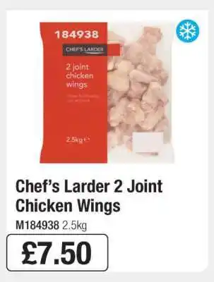 Makro Chef’s Larder 2 Joint Chicken Wings offer